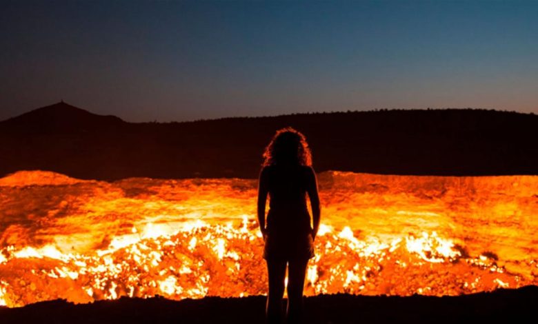 سر "بوابة الجحيم" التي مازالت تنفث النيران منذ نصف قرن بتركمانستان