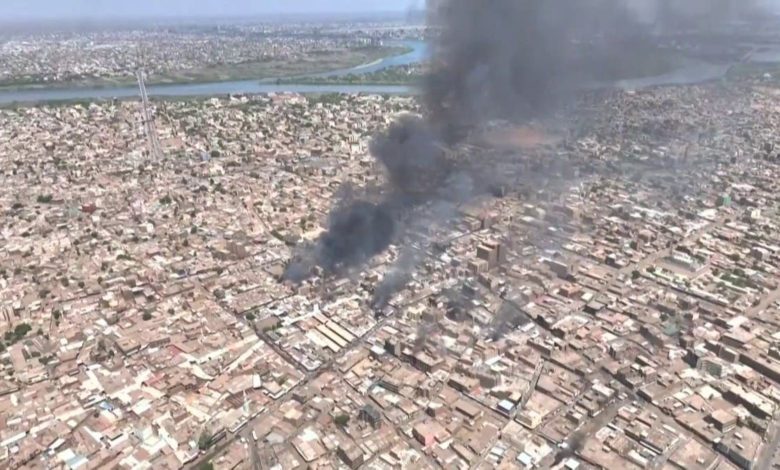 السودان.-قصف-جوي-مكثف-جنوب-الخرطوم-وانفجارات-تهز-أم-درمان
