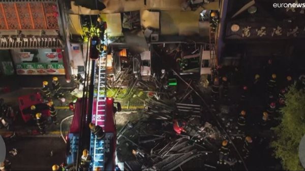 فيديو.-مقتل-31-شخصا-في-انفجار-داخل-مطعم-في-الصين