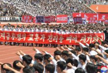 كوريا-الشمالية-تنظم-مسيرات-تندد-بأميركا-وتحذر-من-حرب-نووية
