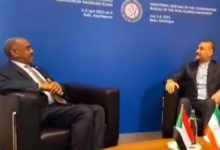 لأول-مرة-منذ-7-سنوات.-وزيرا-خارجية-إيران-والسودان-يلتقيان-بأذربيجان