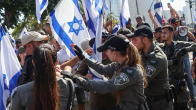 شرطة-إسرائيل-تعتقل-28-متظاهرا-ضد-التعديلات-القضائية-وبايدن-يلتقي-هرتسوغ