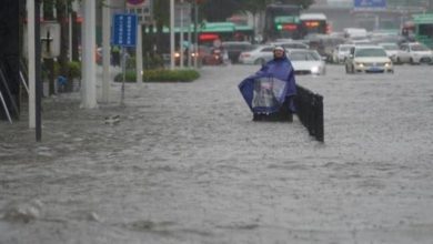 الصين-تسجل-33-وفاة-وفقدان-18-شخصا-جراء-الفيضانات
