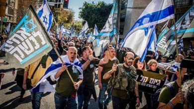 مظاهرات-في-تل-أبيب-ضد-حكومة-نتنياهو-وخطتها-لـ”إضعاف-القضاء”