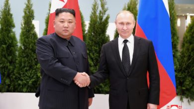 بوتين-يدعو-لتعزيز-التعاون-مع-كوريا-الشمالية-في-رسالة-لرئيسها