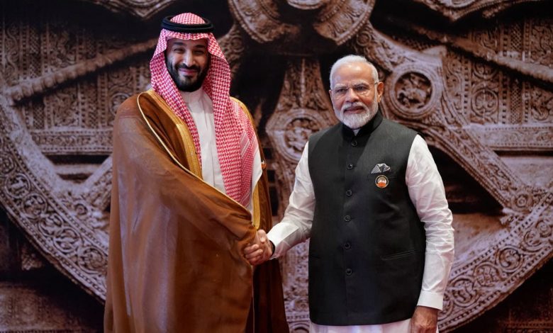 ولي-العهد-السعودي-ورئيس-وزراء-الهند-يشهدان-توقيع-اتفاقيات-مشتركة