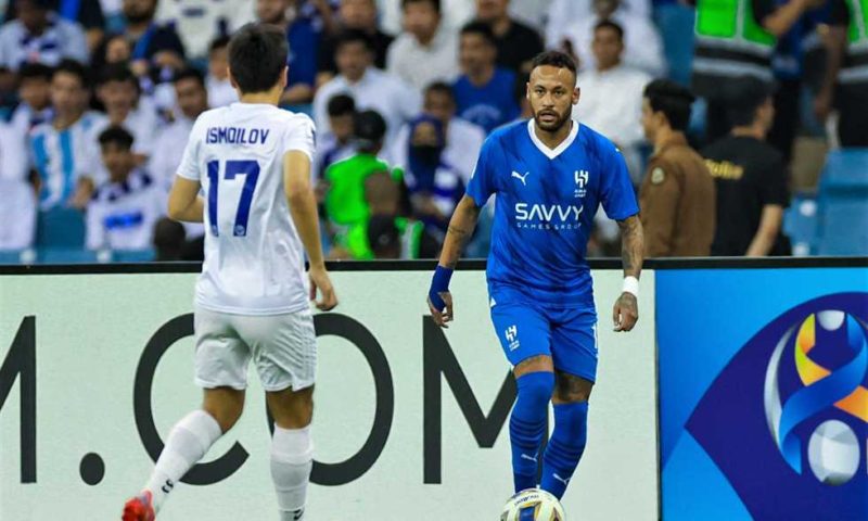 دوري-أبطال-آسيا-–-في-الدقيقة-101.-الهلال-يتعادل-مع-نافباخور-بمشاركة-نيمار