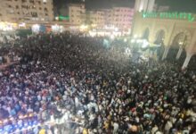 بالصور.-الآلاف-يحتشدون-بالساحة-الأحمدية-في-الليلة-الختامية-لمولد-البدوي-بطنطا