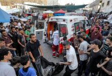 الاحتلال-الإسرائيلي-يواصل-غاراته-على-محيط-مجمع-“الشفاء”-الطبي-في-مدينة-غزة