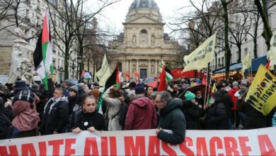 تظاهرات-عدة-في-فرنسا-تضامنًا-مع-أبناء-غزة