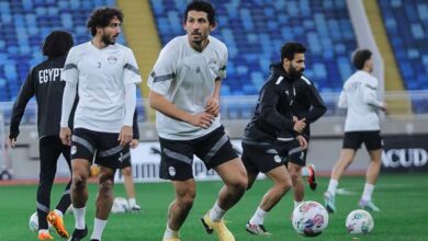 أمم-إفريقيا-–-بدون-صلاح.-منتخب-مصر-يخوض-مرانه-الأول-في-استاد-العاصمة-الإدارية