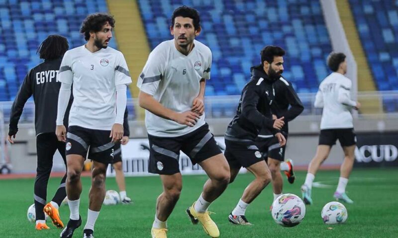 أمم-إفريقيا-–-بدون-صلاح.-منتخب-مصر-يخوض-مرانه-الأول-في-استاد-العاصمة-الإدارية