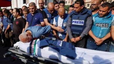 الصحفيين-الفلسطينيين:-قتل-جيش-الاحتلال-الإسرائيلي-للصحفيين-جريمة-حرب